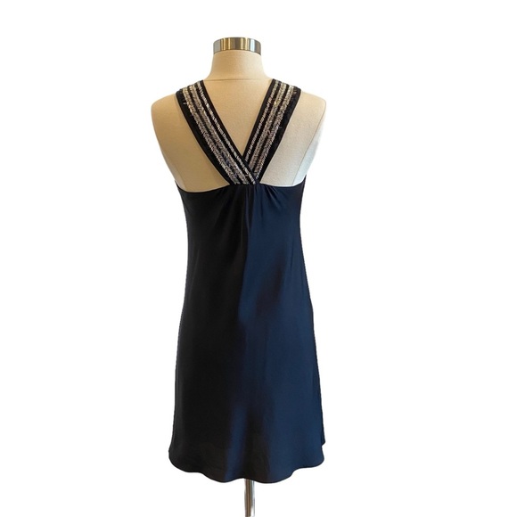 Banana Republic Embellished Halter Neck Silk Mini Slip Belay Dress - Picture 10 of 13